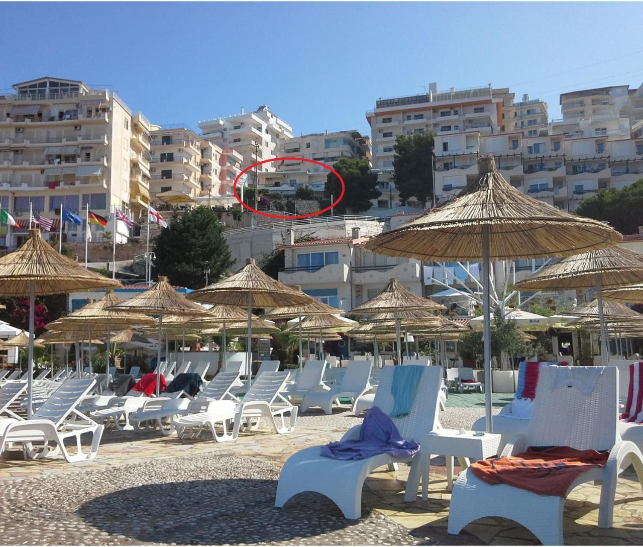 The Sun House Lägenhet Sarandë Exteriör bild
